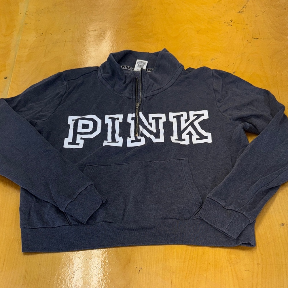 PINK Victoria's Secret Women's Dark Blue Pullover